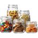 Prep & Savour Boke 5 Piece Kitchen Canister Set Glass | Wayfair 86670A916C9B4C8483CCFFD7239C270D