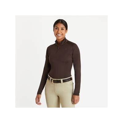 Piper SmartCore Long Sleeve ¼ Zip Sun Shirt - Clearance! - XS - Brown Quartz - Smartpak