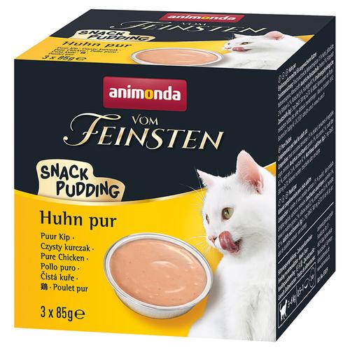 Animonda Vom Feinsten Katze Snack-Pudding – 21 x 85 g Huhn pur