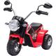 Moto électrique enfant chopper tout-terrain 6 v 20 w marche av ar 3 roues effets lumineux et