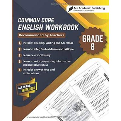 Common Core English Workbook Grade English