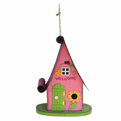 Sunset Vista Designs 409802 - Pink Birdhouse (93635) Birdhouses