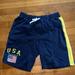 Polo By Ralph Lauren Bottoms | Big Boys Polo By Ralph Lauren Shorts With Usa Flag And Side Stripes | Color: Blue/Yellow | Size: 14-16