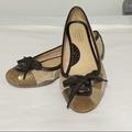 Coach Shoes | Coach Jasmin Flat Loafer Shoes | Color: Brown/Gold | Size: 9