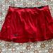 Adidas Skirts | Adidas Red Climalite Tennis Skirt - Medium | Color: Black/Red | Size: M