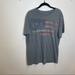 American Eagle Outfitters Shirts | American Eagle Outfitters Gray American Fourth Of July Short Sleeve T Shirt | Color: Gray | Size: L