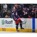 Cole Sillinger Columbus Blue Jackets Unsigned High-Fives Teammates After Scoring First Career NHL Goal Photograph
