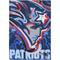 New England Patriots 12.5'' x 18'' Double-Sided Justin Patten Suede Garden Flag