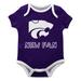 Infant Purple Kansas State Wildcats New Fan Bodysuit