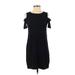 White House Black Market Casual Dress: Black Solid Dresses - Women's Size X-Small