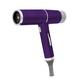 Zenten Salon Professional T-Shape New Concept Ultra Liteweight Hair Dryer 1800w Purple with 2 nozzles and a diffusser Ideal Travel Hair Dryer