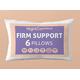 Night Comfort 6 Pack Luxury Standard Pillows Firm Supportive for Side Sleep - Hypoallergenic Fluffy Microfibre with Hollowfibre Filled Bounce Back Bed Pillows