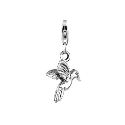 Nenalina - Anhänger Kolibri Vogel 925 Silber Charms & Kettenanhänger 1 ct Damen