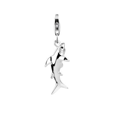 Nenalina - Anhänger Hai Fisch Meer 925 Silber Charms & Kettenanhänger 1 ct Damen