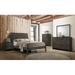 CDecor Home Furnishings Crawley Mod Grey 2-Piece Bedroom Set w/ Dresser Wood in Brown/Gray | 50.5 H x 43 W x 81.5 D in | Wayfair 215618T-S2D