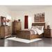 CDecor Home Furnishings Clydesdale Vintage Bourbon 2-Piece Bedroom Set w/ Dresser Wood in Brown | 55.75 H x 64.75 W x 95.5 D in | Wayfair