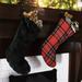 Eastern Accents Tenenbaum Stocking Faux Fur in Black | 19 H x 12 W in | Wayfair 7DF-ST-XST-07