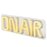 Northlight Seasonal 11" LED Neon Style 'On Air' Wall Sign, Silicone in Yellow | 3.25 H x 11 W x 0.5 D in | Wayfair NORTHLIGHT FM93566