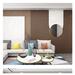 Porpora 94" L x 5.75" W Shiplap Wood Wall Paneling, 3D Wall Paneling for Interior Wall Decor Wood/Slate in Brown | 94 H x 5.75 W x 0.8 D in | Wayfair