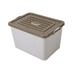 Umber Rea Plastic Box Plastic in Gray/Brown | 9.44 H x 16.73 W x 11.41 D in | Wayfair 06CCY1223IYG6V582AW6