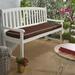 Bay Isle Home™ Indoor/Outdoor Sunbrella Bench Cushion in Brown | 2 H x 57 W in | Wayfair 0D10DCD6D32D410D88628530788A3B58