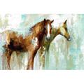 Foundry Select Horse Pals Canvas | 8 H x 12 W x 1.25 D in | Wayfair B62DE48058C4493CB759DCA2074F5113