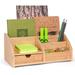 Latitude Run® Desk Organizer Wood in Brown | 4.8 H x 10.7 W x 5.6 D in | Wayfair BB1B95BA5B14472B8A00BFC04200D888