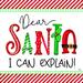 The Holiday Aisle® Dear Santa Canvas | 12 H x 12 W x 1.25 D in | Wayfair E76A907ECAB44B7DA2BEBCDD39D88F59