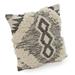 Dakota Fields Square_Ox Bay Hand Woven Geometric Wool Cotton Blend Pillow Cover Wool Blend/Wool | 20 H x 20 W x 3 D in | Wayfair