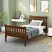 Red Barrel Studio® Wood Platform Bed Wood in Brown | 40.4 H x 43.3 W x 80 D in | Wayfair 638C27F0E03E414C924DB0C24171133B