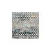 Blue/Gray 39 x 39 x 0.5 in Area Rug - The Twillery Co.® Somerville Mona Polypropylene | 39 H x 39 W x 0.5 D in | Wayfair