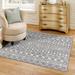 White 39 x 39 x 0.5 in Area Rug - The Twillery Co.® Somerville Rug Polypropylene | 39 H x 39 W x 0.5 D in | Wayfair