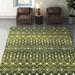 Green/White 96 x 63 x 0.5 in Area Rug - The Twillery Co.® Somerville Rug Polypropylene | 96 H x 63 W x 0.5 D in | Wayfair