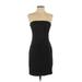 Ann Taylor Casual Dress - Party: Black Solid Dresses - Women's Size 2 Petite