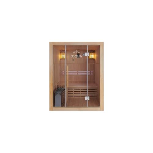 MILA L Traditionalle Sauna Indoor Inkl. LED Beleuchtung (BxTxH) 120x150x190