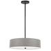 Dainolite Everly 20 Inch Large Pendant - 571-204P-MB-GRY