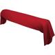 Taie de traversin uni 100% coton alto 230x43 cm - Rouge Garance