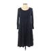 Gap Casual Dress - A-Line: Blue Print Dresses - Women's Size X-Small