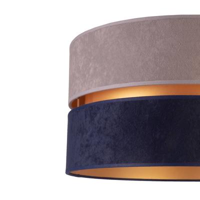 Tischlampe Duo Duolla, blau, für Wohn- / Esszimmer, Textil / Stoff / Seide, Modern, Tischlampe Image
