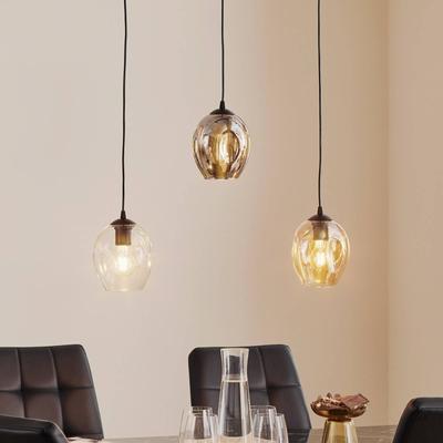 Glas Hängelampe Starla EMIBIG LIGHTING, dimmbar, schwarz, für Wohn- / Esszimmer, Glas, Modern, Pendelleuchte Image