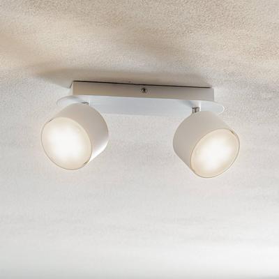 Deckenstrahler Cloudy zweiflammig weiß Eko-Light, dimmbar, weiß / opal, für Wohn- / Esszimmer, Metall, Modern, Strahler Image