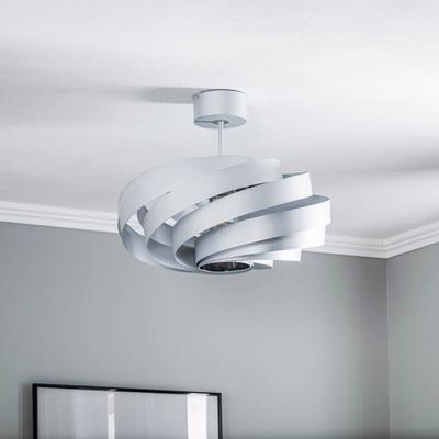 Deckenlampe Vento Domiluce, dimmbar, alu / grau / zink, für Wohn- / Esszimmer, Metall, Modern, Deckenlampe Image