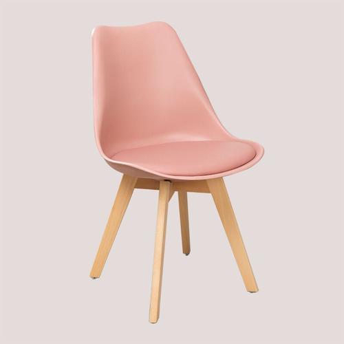 Pack 4 Stühle Nordic Rosa Wein – Rosa Wein – Sklum