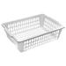 YBM Home Small Plastic Basket Paper Organizer and Letter Tray, White