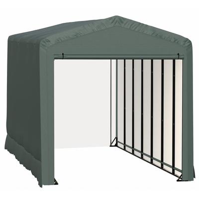 ShelterTube Wind and Snow-Load Rated Garage, 20x23x10 Green - 20.2 x 22.6 x 9.8
