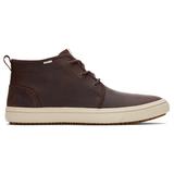 TOMS Men's Brown Water Resistant Mid Top Sneakers Carlo Terrain Shoes, Size 10.5