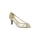 Women's Picaboo Pump by Easy Street in Gold Glitter (Size 7 1/2 M)