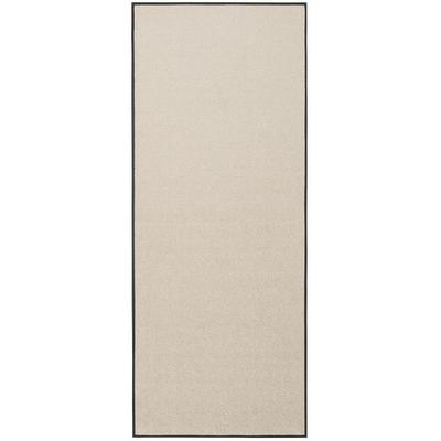 Fußmatte "Trend Uni, Schmutzfangmatte, waschbar" Gr. 3, beige (champagner), B:120cm H:7mm L:180cm, Kunstfaser, WASH+DRY BY KLEEN-TEX, Teppiche, rutschhemmend, In- und Outdoor geeignet, auch als Läufer erhältlich Image