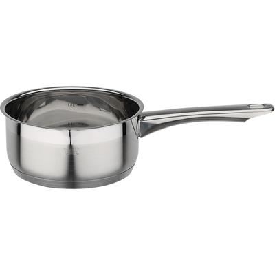 Kasserolle GSW "Fogo", silber (edelstahlfarben), H:7,5cm Ø:16cm, Töpfe, Induktion Image