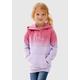 Longsweatshirt KIDSWORLD "LOVE" Gr. 116/122, bunt (pink, flieder) Mädchen Sweatshirts